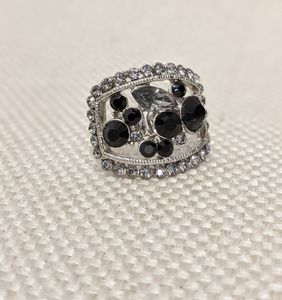 Rhinestone Adjustable Ring